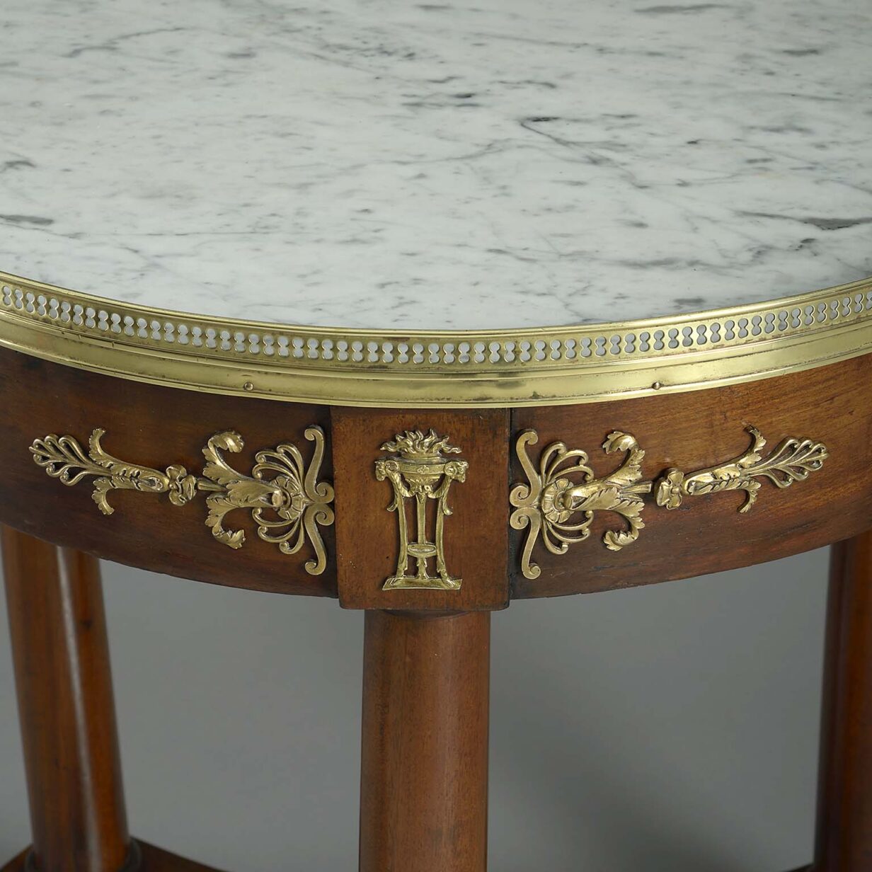 Early 19th century empire period mahogany table