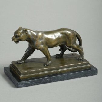 Barye Bronze Panther