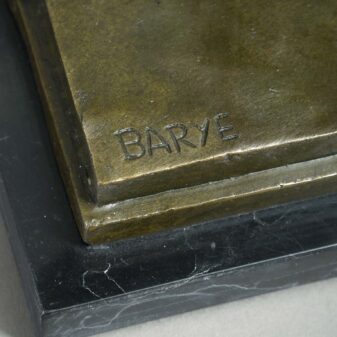 Barye bronze panther