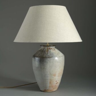 Art vase table lamp