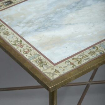 Faux marble low table