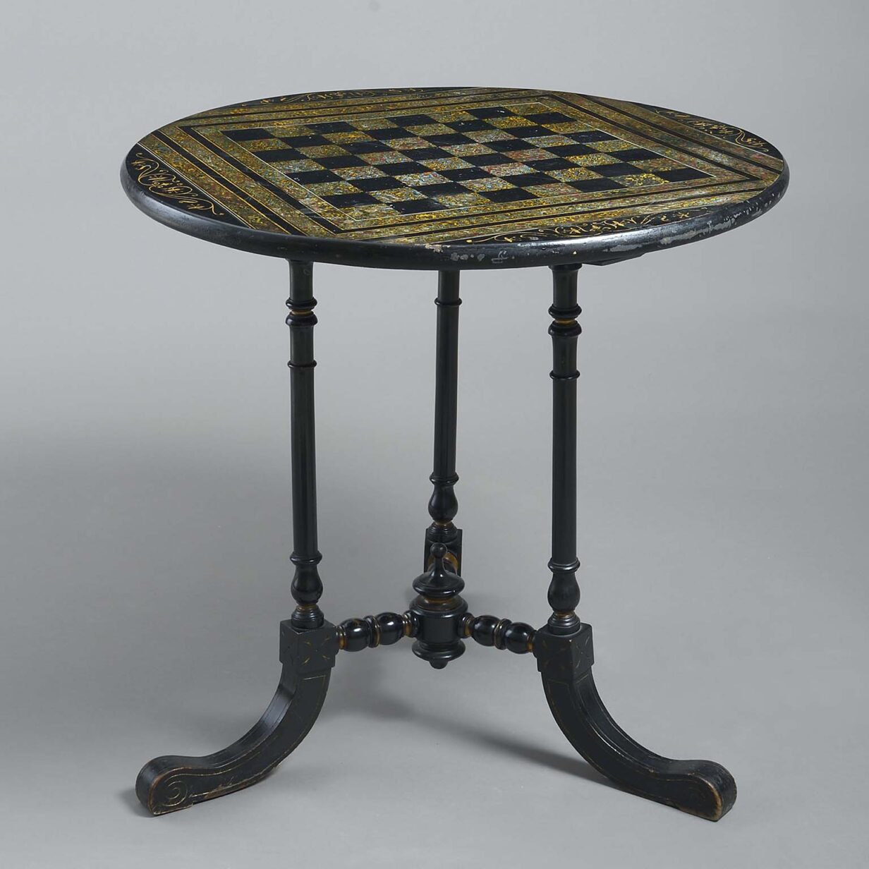 19th century chess table