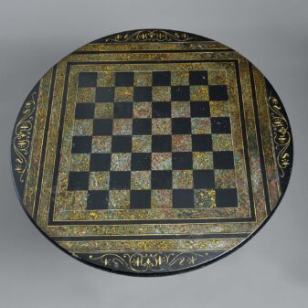 19th century chess table
