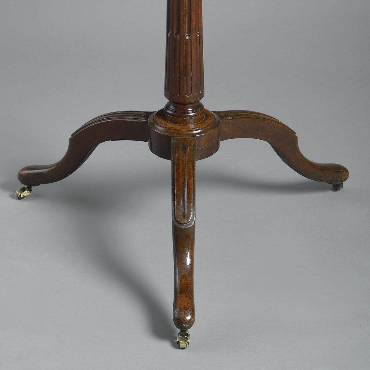 Late 18th century louis xvi period mahogany gueridon occasional table