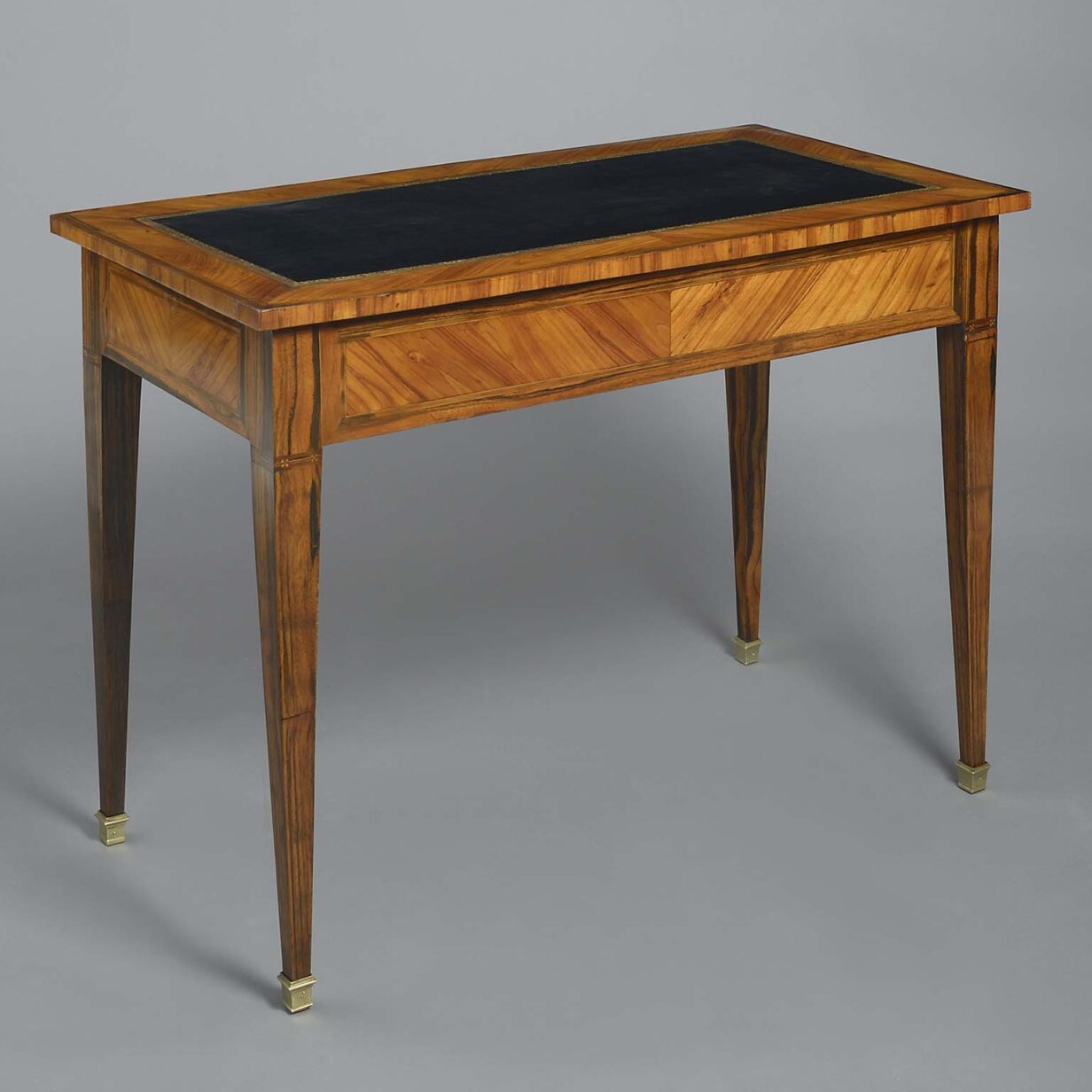 Late 18th century louis xvi period tulipwood writing table