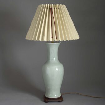 Celadon Porcelain Table Lamp