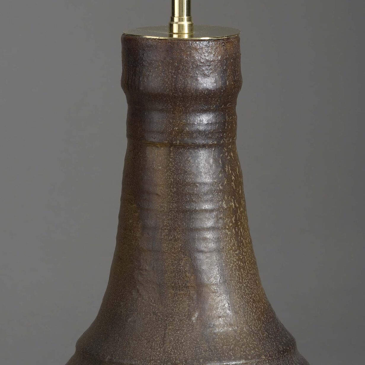 Terracotta vase lamp