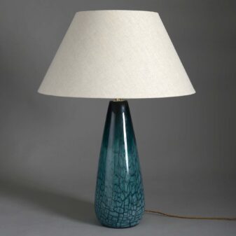 Green Glass Vase Lamp