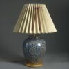 Persian ceramic vase lamp