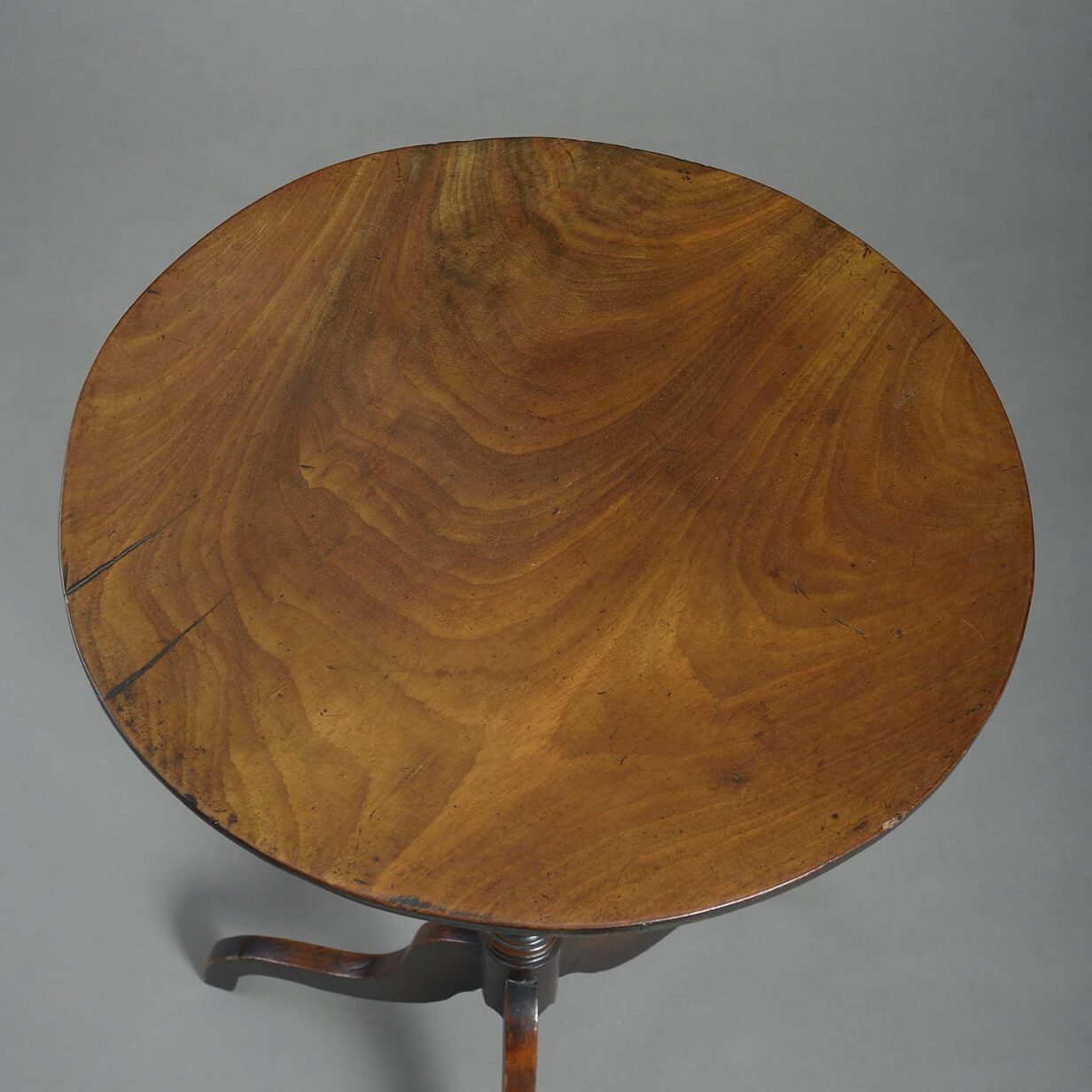 George iii period mahogany and fruitwood wine table