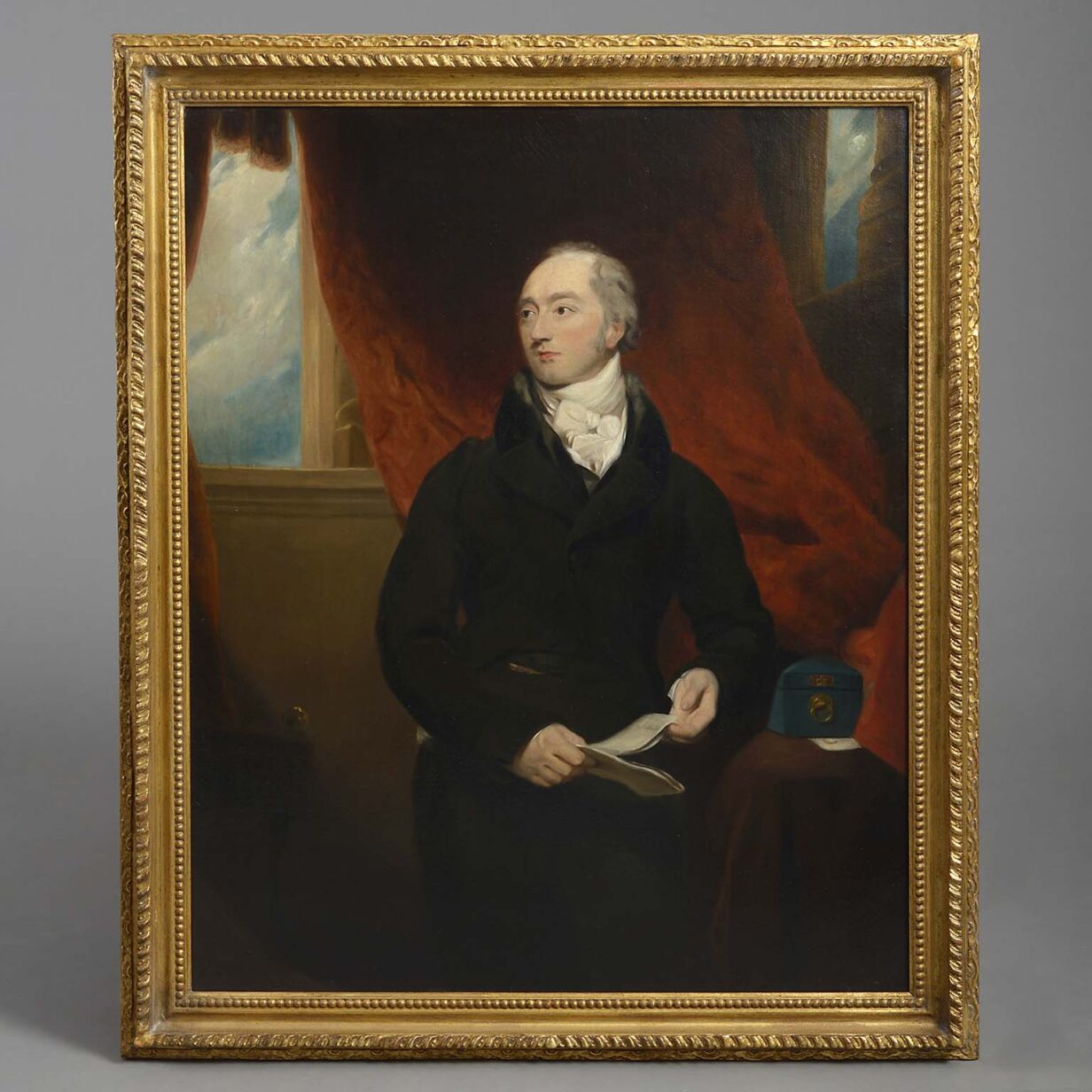 After sir thomas lawrence, 19th century portrait of george canning pm (1770-1827)