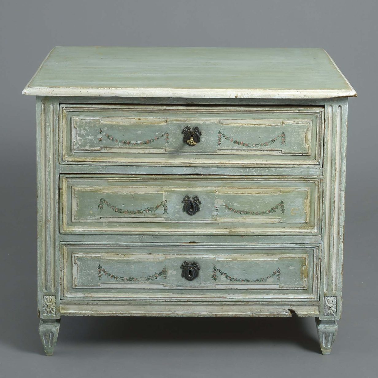 Late 18th century gustavian painted commode