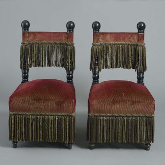 Pair of bugatti style chairs
