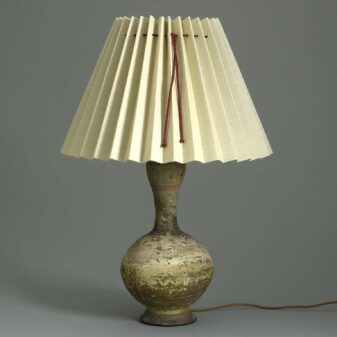 Moorish Pottery Lamp
