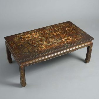 Lacquer low table