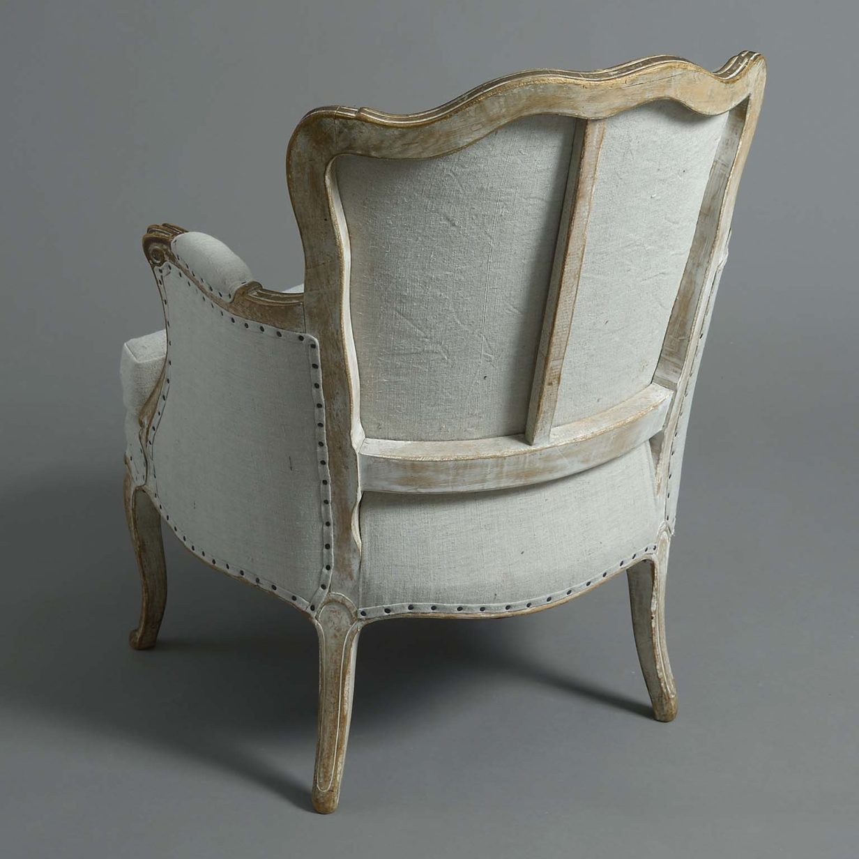 Louis xv painted armchair