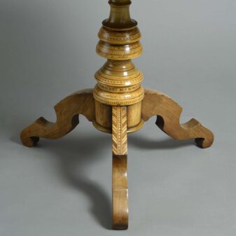 19th century sorrento parquetry occasional table