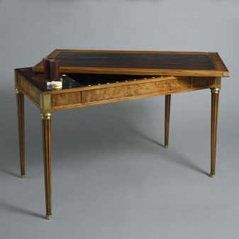 Late 18th century louis xvi period mahogany tric trac games table