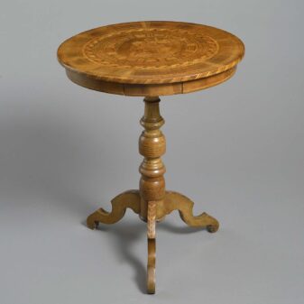 19th century sorrento occasional tripod table