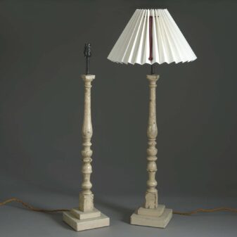 Pair of Spindle Lamps