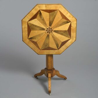 Late 18th century louis xvi period parquetry occasional table
