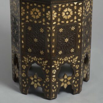 Moorish hexagonal table