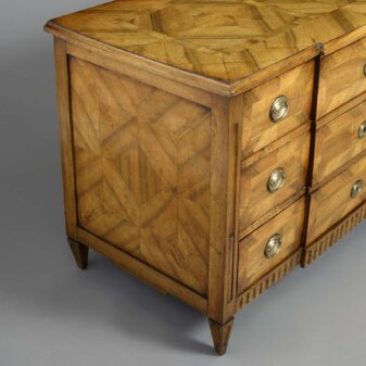 Louis xvi walnut commode