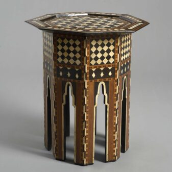 Syrian octagonal occasional table