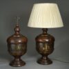 Pair of chinoiserie lamps