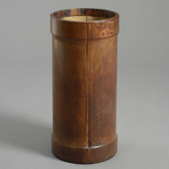 Leather shell case umbrella stand