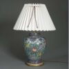 Famille verte vase lamp