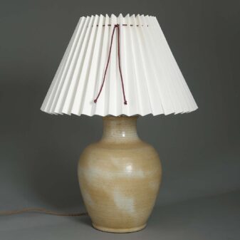 Studio Pottery Lamp