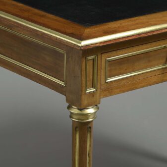 19th century louis xvi style mahogany writing table
