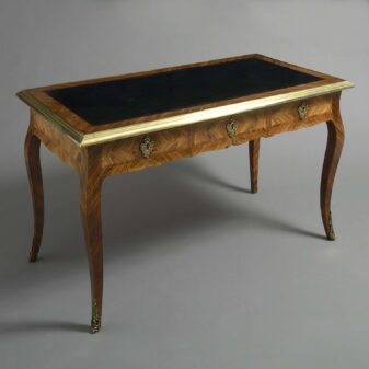 Mid-18th century louis xv period tulipwood writing desk