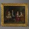 Circle of arthur devis c. 1750 a family in a country house interior