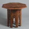 Red lacquer burmese table