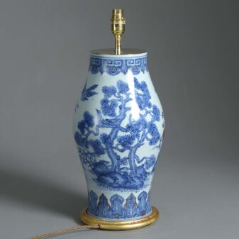 Republic period vase lamp