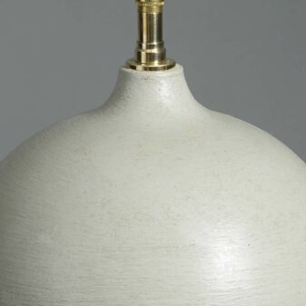 20th century bulbous table lamp