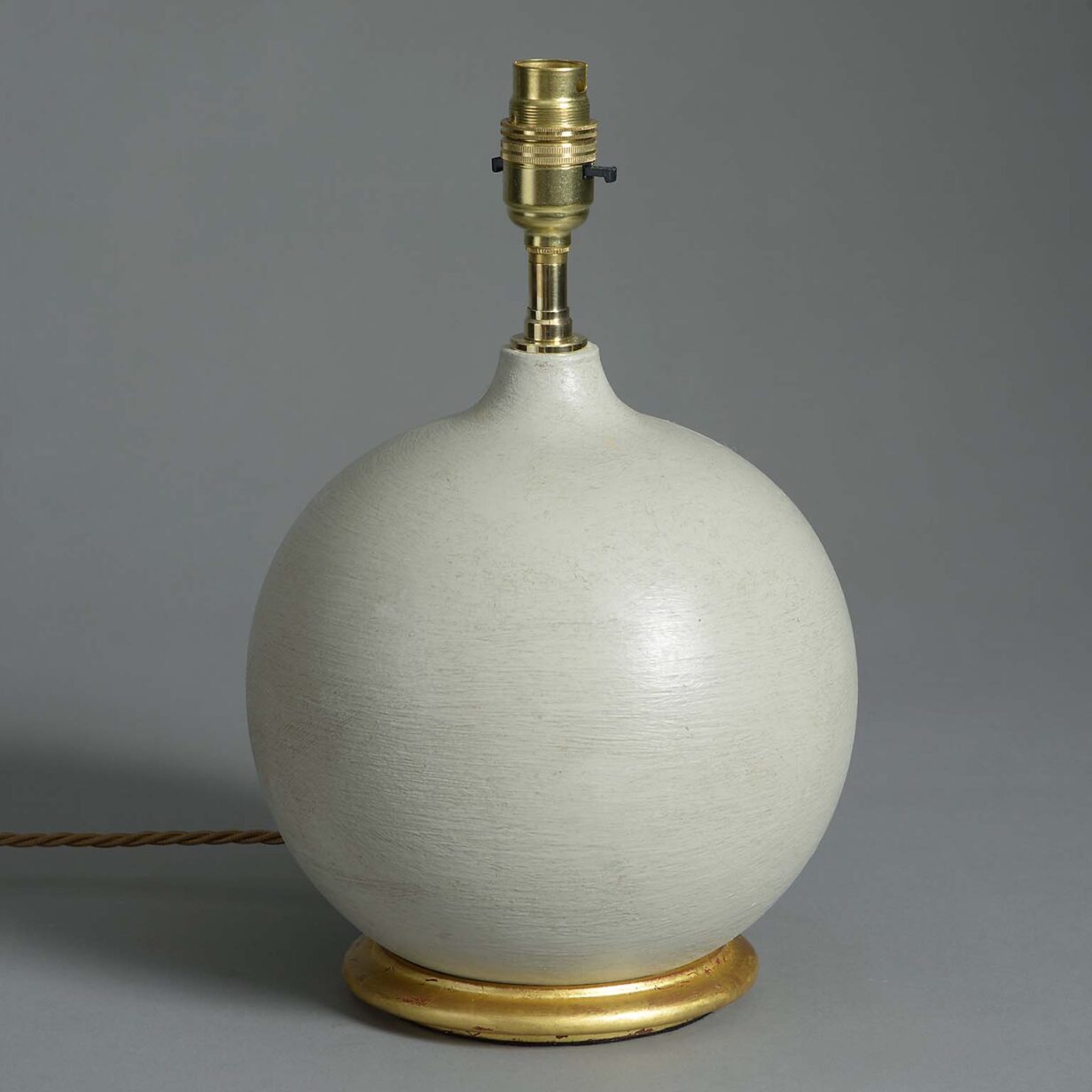 20th century bulbous table lamp