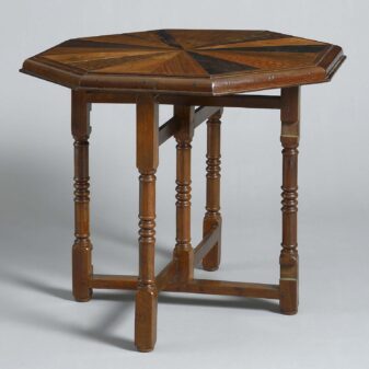 19th century anglo-ceylonese folding specimen low table
