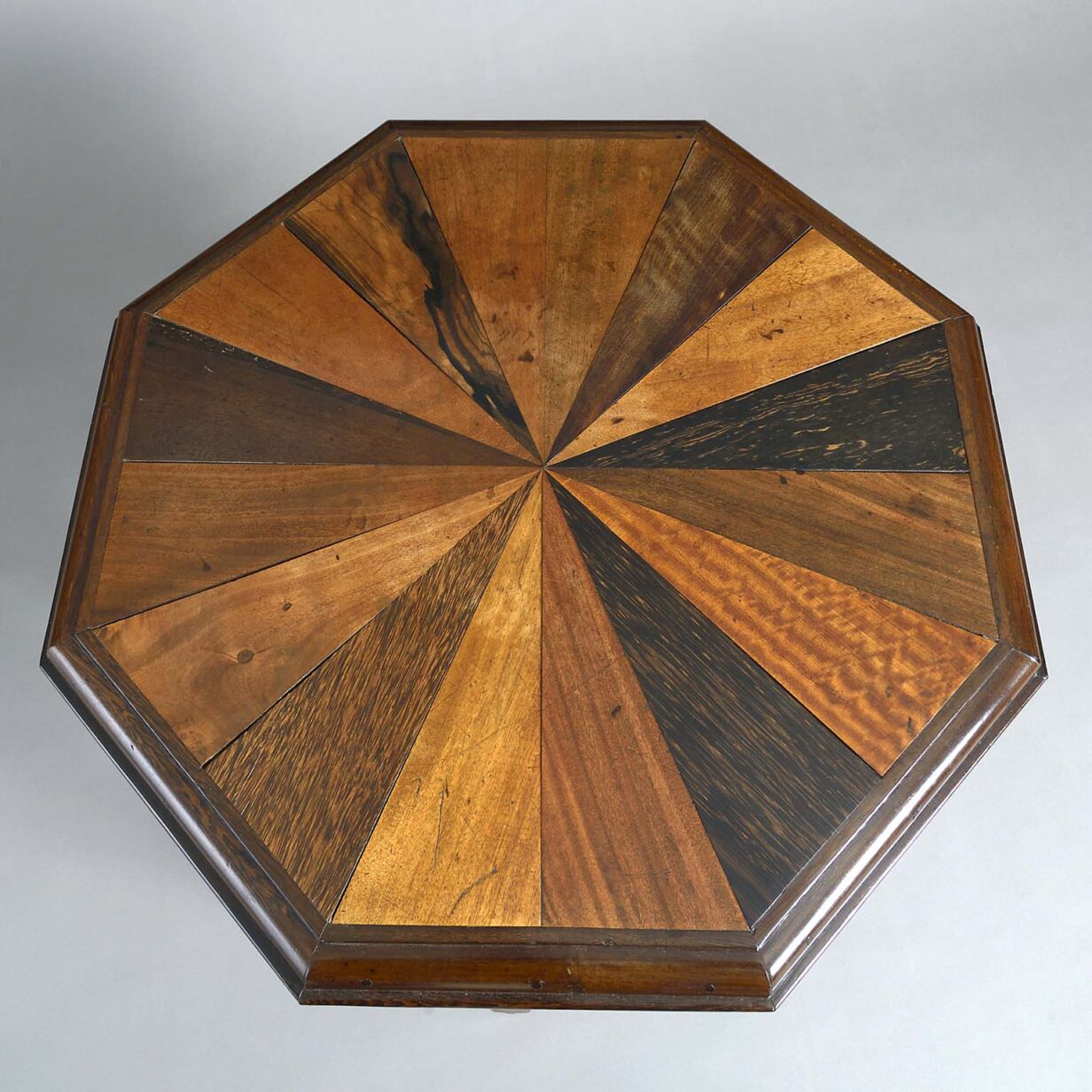 19th century anglo-ceylonese folding specimen low table