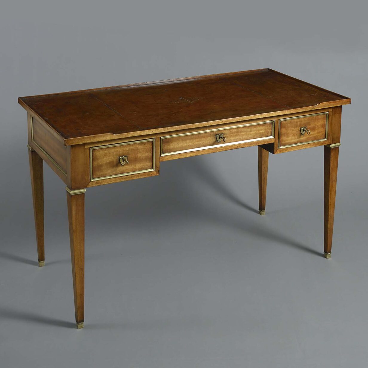 18th century louis xvi period mahogany bureau plat