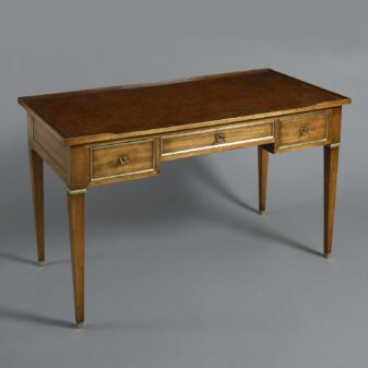 18th century louis xvi period mahogany bureau plat