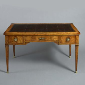 Late 18th century mahogany bureau plat 7 Mahogany bureau plat