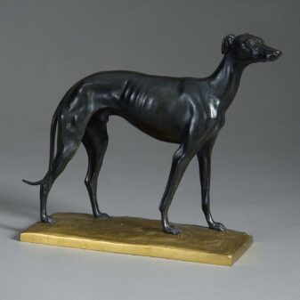 Bronze long dog