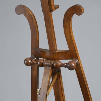 Mid-19th century mahogany easel