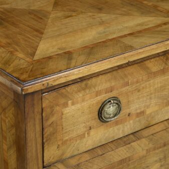 Late 18th century louis xvi period walnut commode