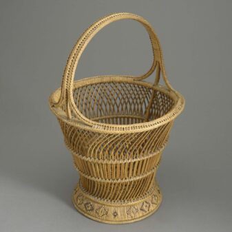 Antique woven basket