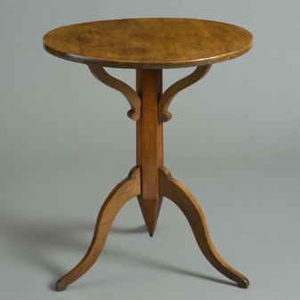 Provincial antique walnut occasional table