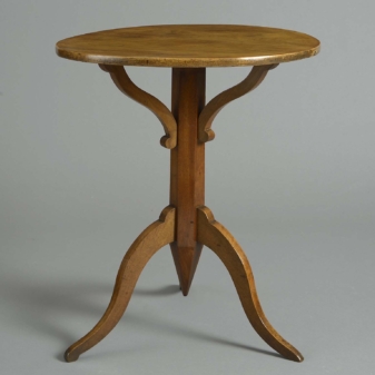 Unusual late 18th century provincial louis xvi period walnut occasional table